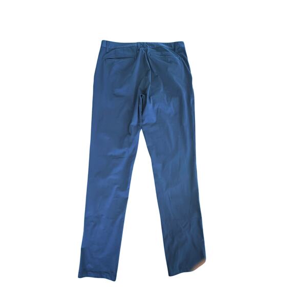 Rhône commuter classic pant navy blue size 33 inseam 31.5 straight leg stretch - Picture 8 of 9
